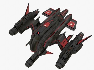 spaceship wr 3D मॉडल