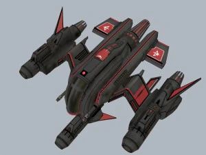 spaceship wr 3D Model