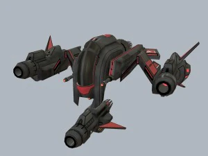 spaceship wr 3D Model