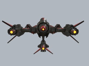 spaceship wr 3D Model