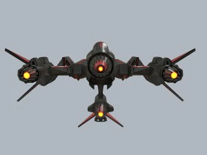 spaceship wr 3D Model