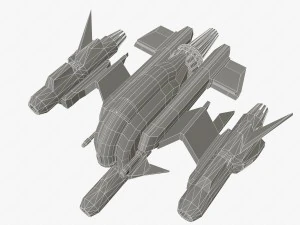 spaceship wr 3D Model