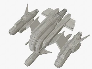 spaceship wr 3D Model