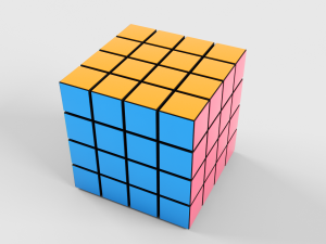 rubiks cube Modelo 3D