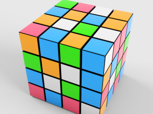 rubiks cube Modelo 3D