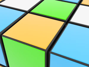 rubiks cube 3D Model