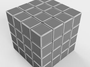 rubiks cube Modelo 3D