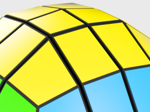 rubiks cube 4x4x4 ball 3D मॉडल