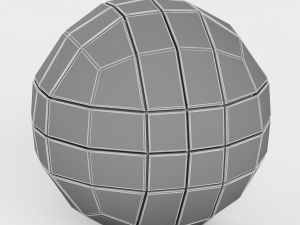 rubiks cube 4x4x4 ball 3D मॉडल