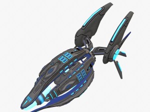spaceship vr 3D मॉडल