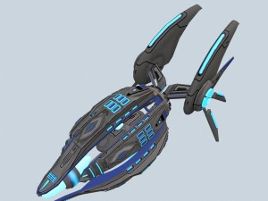 spaceship vr 3D Model