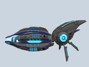 spaceship vr 3D Model