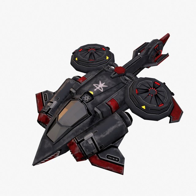 spaceship shee Model 3D .c4d .max .obj .3ds .fbx .stl .blend 