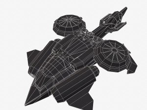 spaceship shee Model 3D