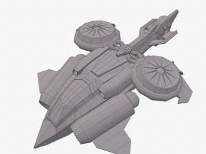 spaceship shee Model 3D