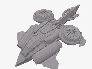 spaceship shee 3D Model