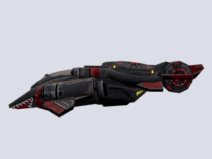 spaceship shee Model 3D