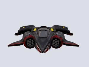 spaceship shee Model 3D