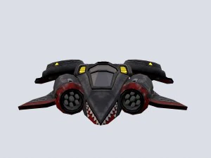 spaceship shee 3D Model