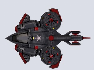spaceship shee Model 3D