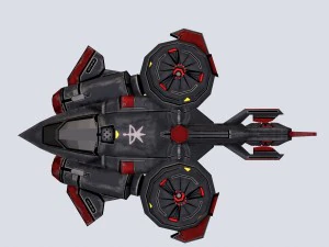 spaceship shee 3D Model