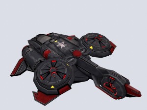 spaceship shee Model 3D
