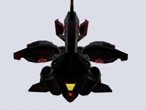 spaceship shee Model 3D