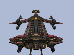 spaceship lok 3D 모델