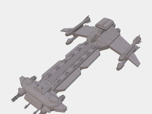 spaceship lok 3D 모델