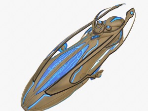spaceship car 3D Модель
