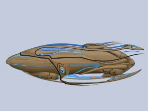 spaceship car 3D Model