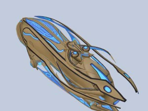 spaceship car 3D Model