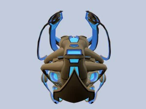 spaceship car 3D Model