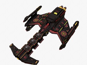 spaceship evo 3Dモデル