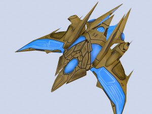 spaceship fx 3D 模型