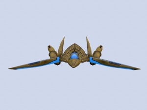 spaceship fx 3D 模型