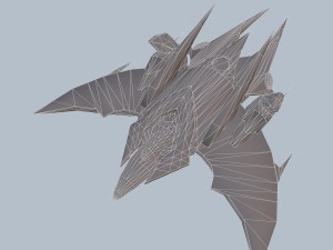 spaceship fx 3D 模型