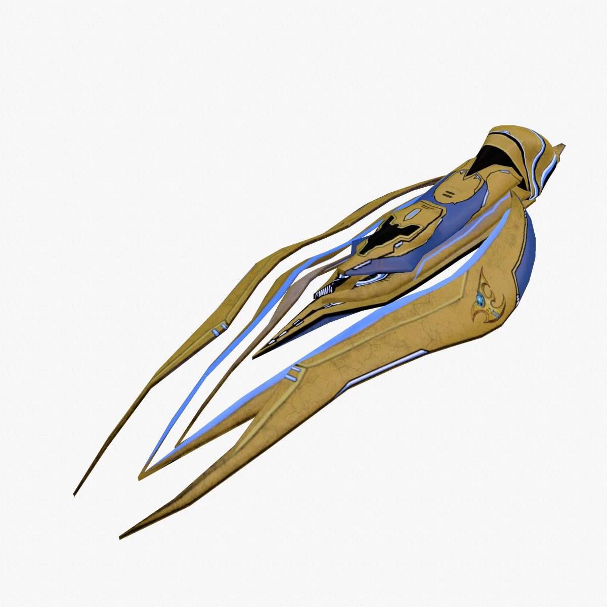 spaceship cors 3D Model .c4d .max .obj .3ds .fbx .stl .blend 