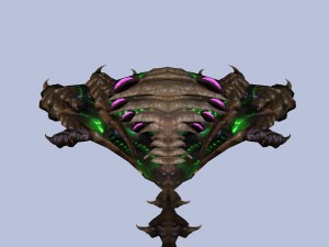 spaceship bl 3D 模型