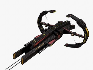 spaceship frigate 3D Модель