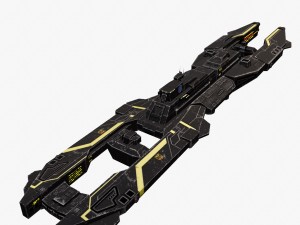 spaceship elsas 3Dモデル