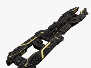 statek kosmiczny Elsa Model 3D