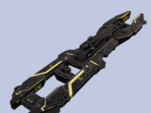spaceship elsas 3D Model