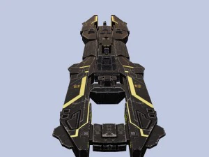 spaceship elsas 3D Model