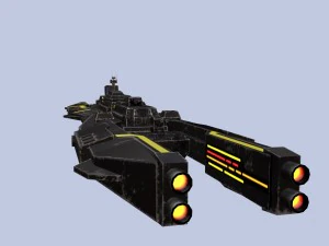 spaceship elsas 3D Model