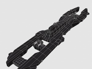 spaceship elsas 3D Модель