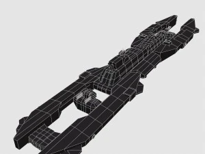spaceship elsas 3D Model