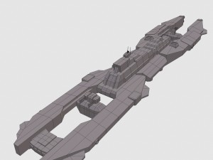 spaceship elsas 3D Модель