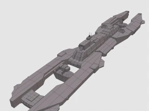 spaceship elsas 3D Model