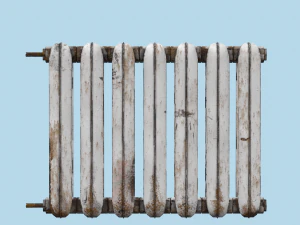 rust cast iron radiator 3D Model